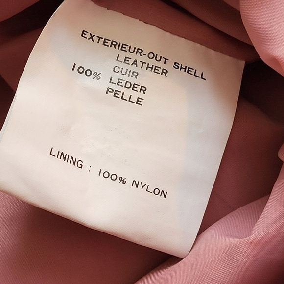 Pioneer Wear vtg 80s pink suede fringed western shirt size 8 - Picture 2 of 10